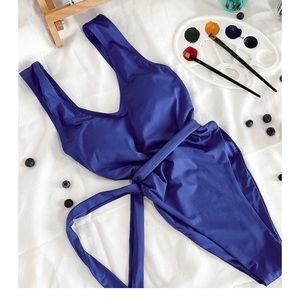 NWT Toluca Swim One Piece Swimsuit - Royal Blue
